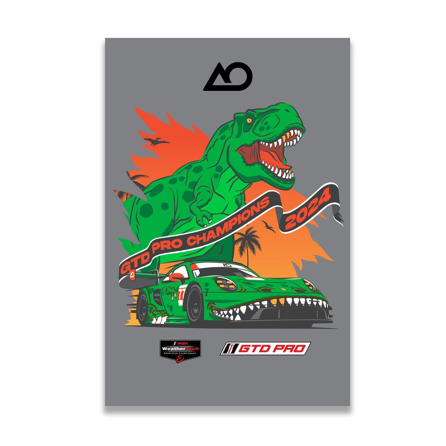 2024 Rexy GTD PRO Champions Poster