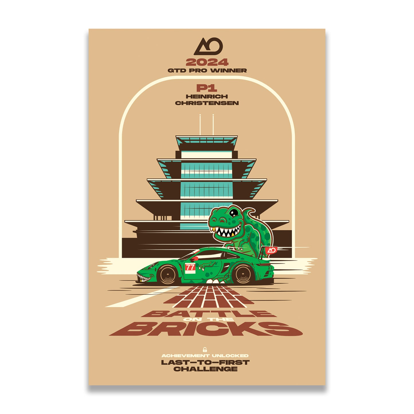 2024 Battle on the Bricks Win Poster