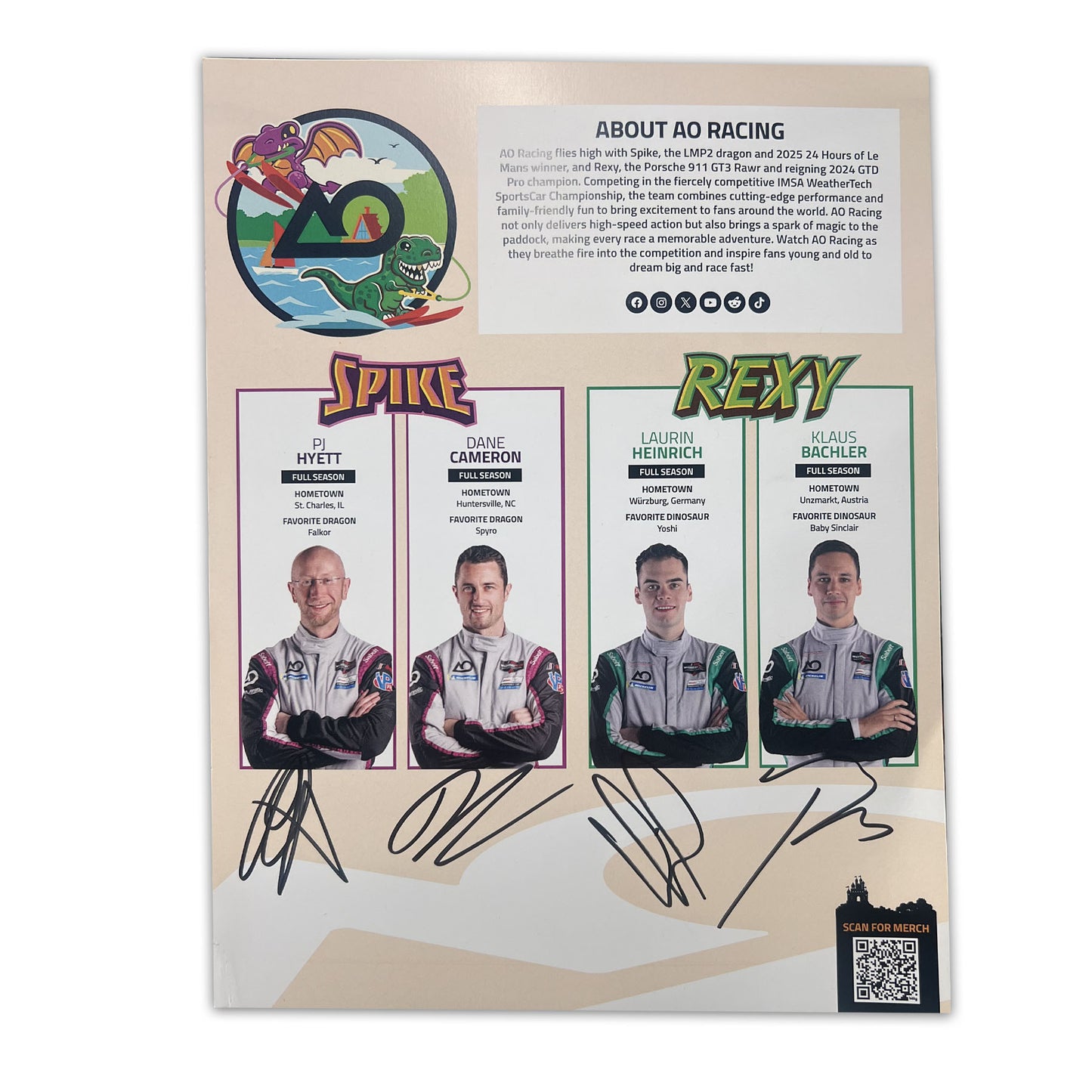 2025 Road America Signed Hero card