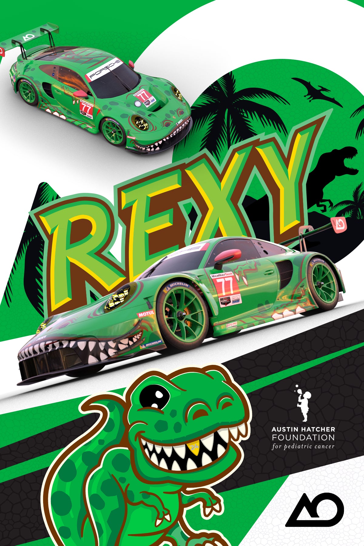 AO Racing x Austin Hatcher Foundation Rexy Puzzle
