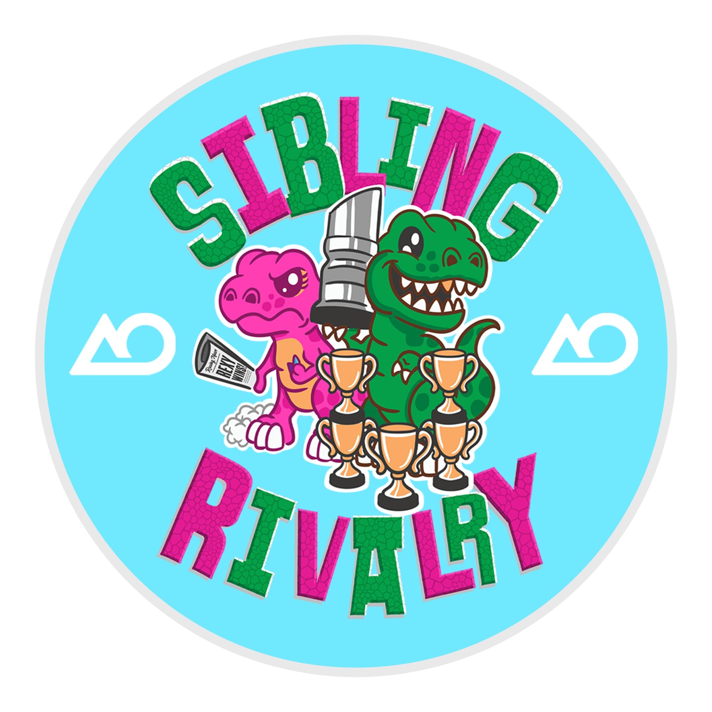 Sibling Rivalry Sticker
