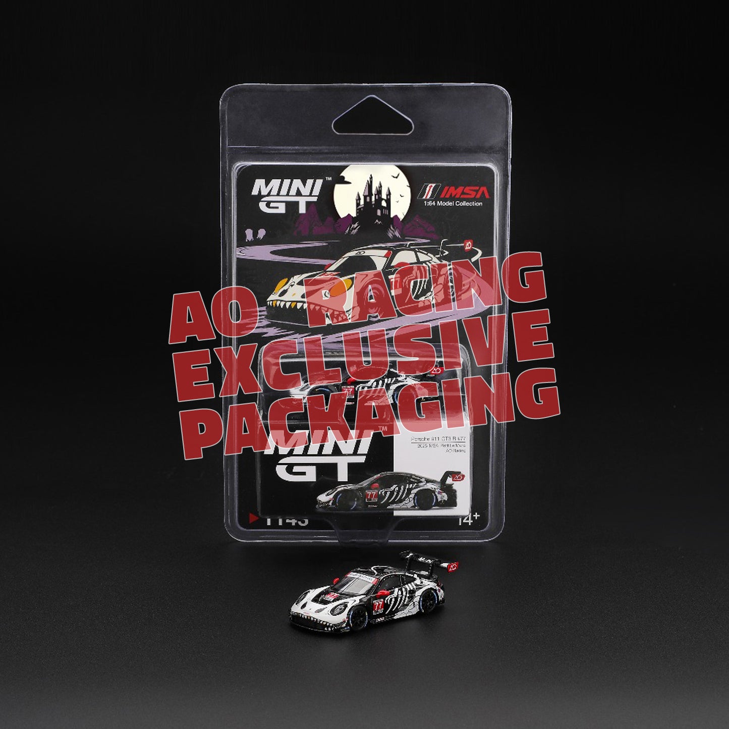 Skeleton Rexy MiniGT 2025 Petit Le Mans 1:64 Scale Diecast (Pre-Order)