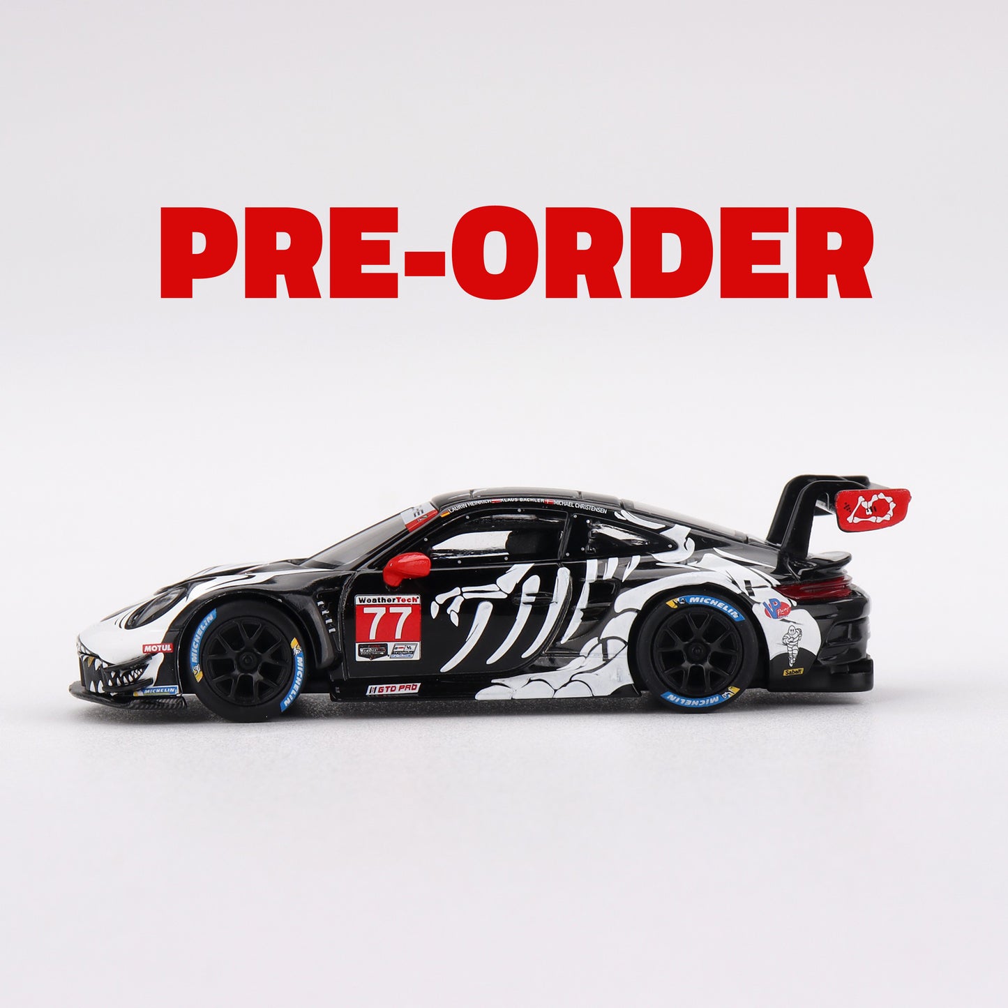 Skeleton Rexy MiniGT 2025 Petit Le Mans 1:64 Scale Diecast (Pre-Order)