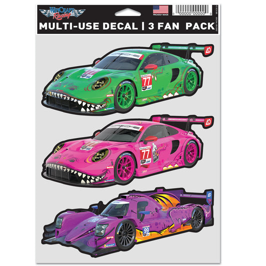 AO Car Lineup 3-Pack Multi-Use Decals