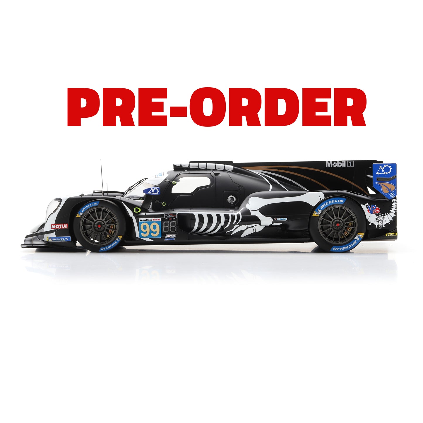 Skeleton Spike 2025 Petit Le Mans 1:18 Scale Diecast