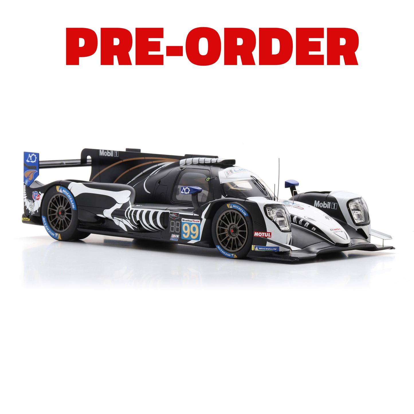 Skeleton Spike 2025 Petit Le Mans 1:18 Scale Diecast