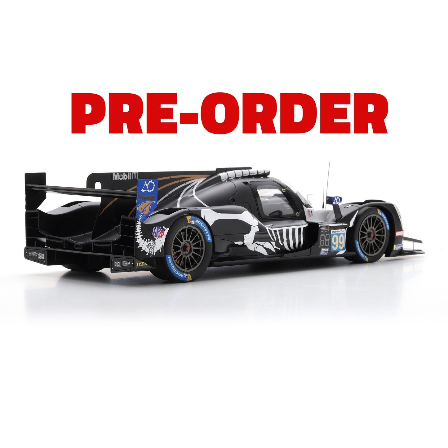 Skeleton Spike 2025 Petit Le Mans 1:18 Scale Diecast