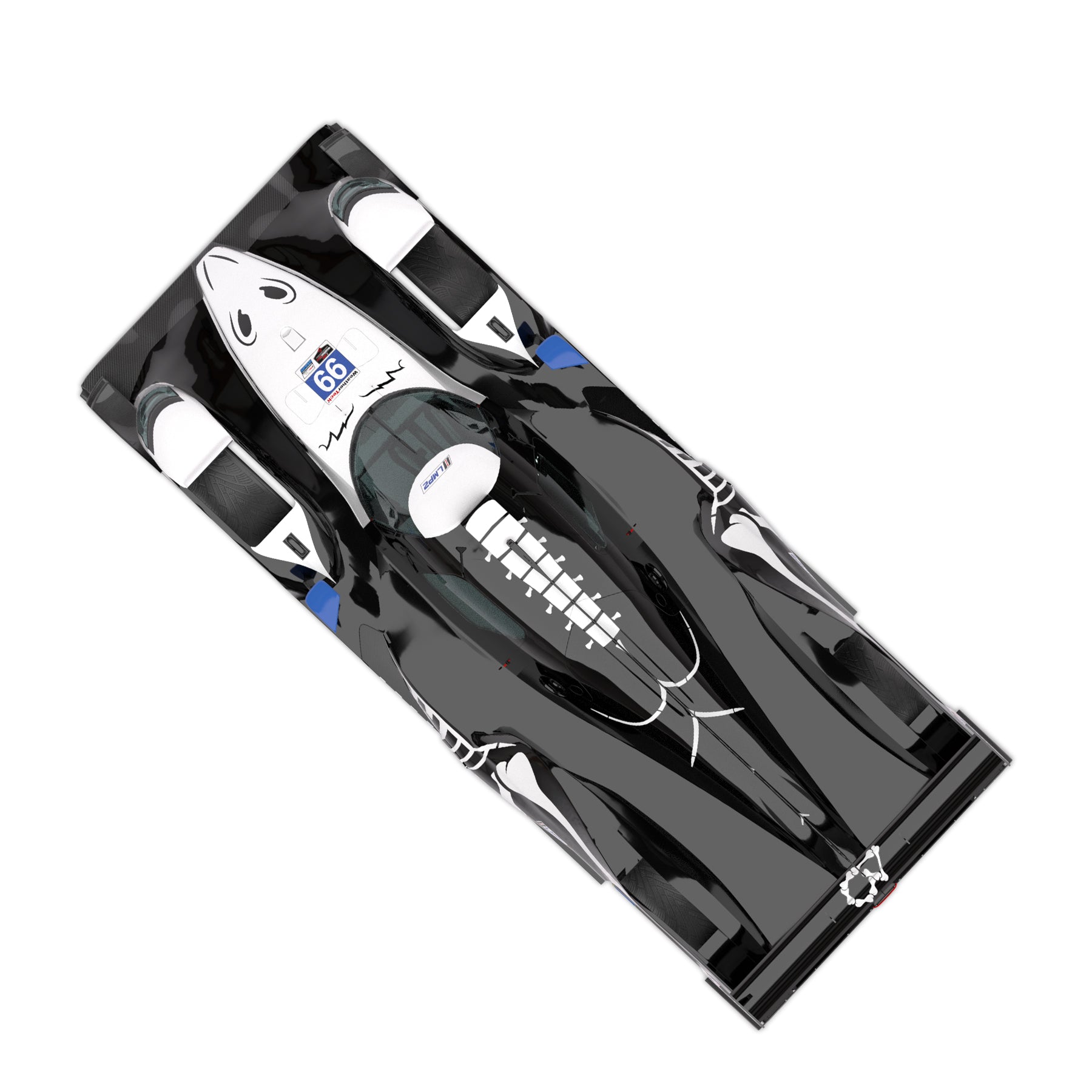 Skeleton Spike Spark 2025 Petit Le Mans 1:43 Scale Diecast