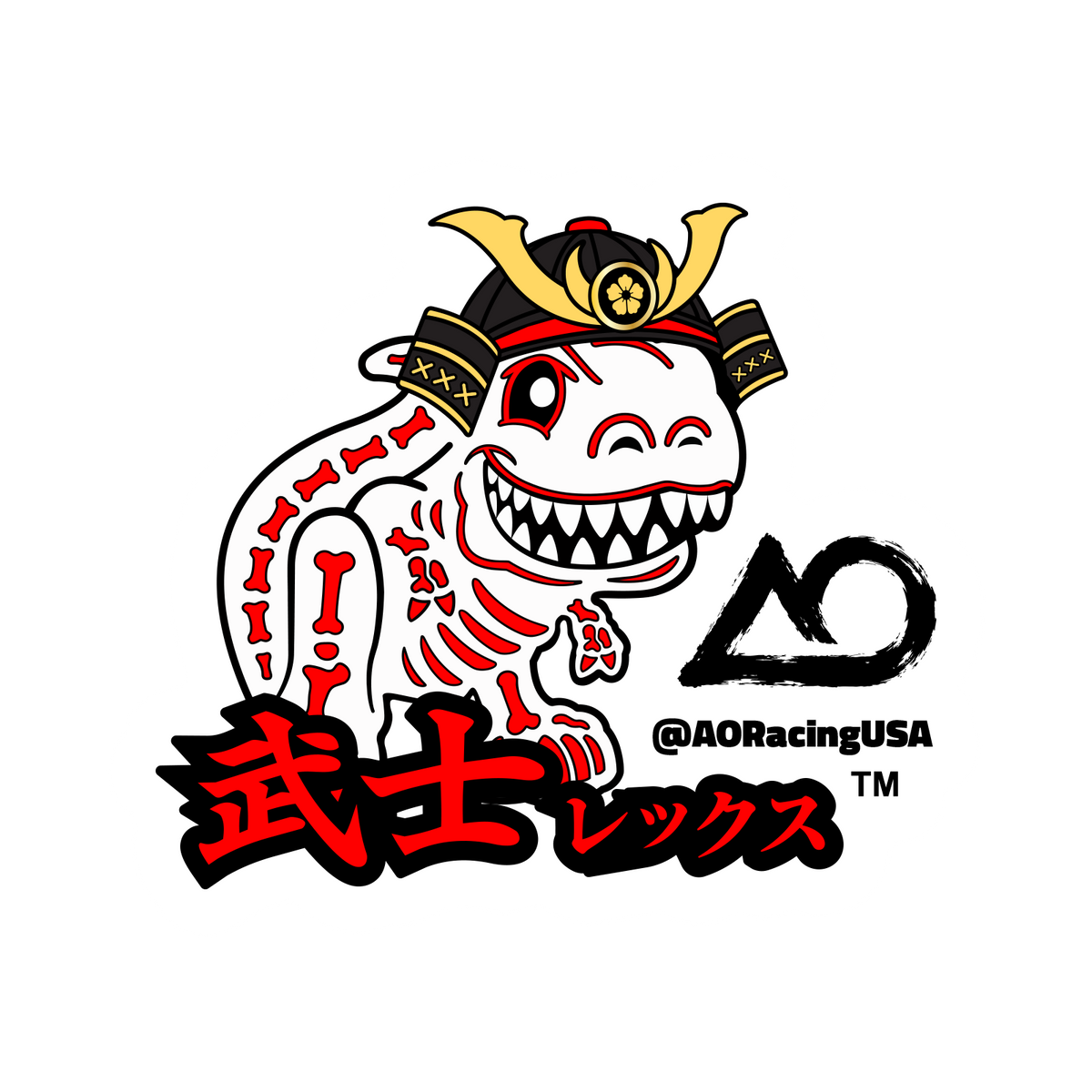 Bushi Rex Character Sticker