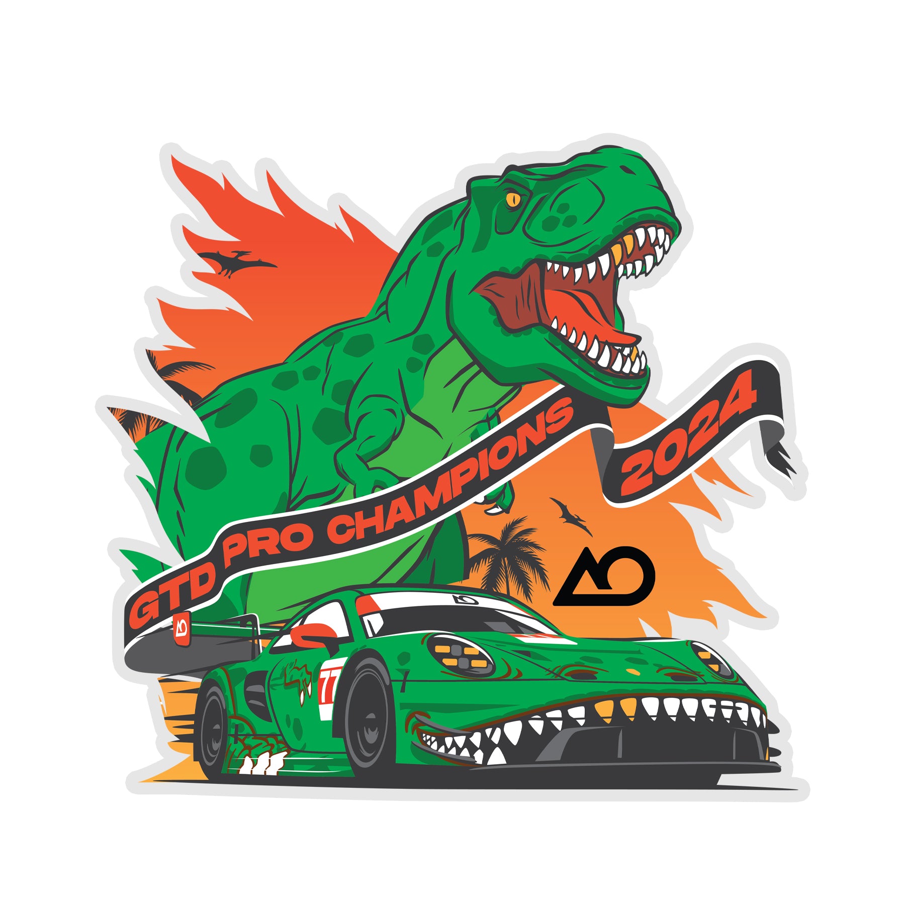 Rexy GTD Pro Champions Sticker – AO Racing