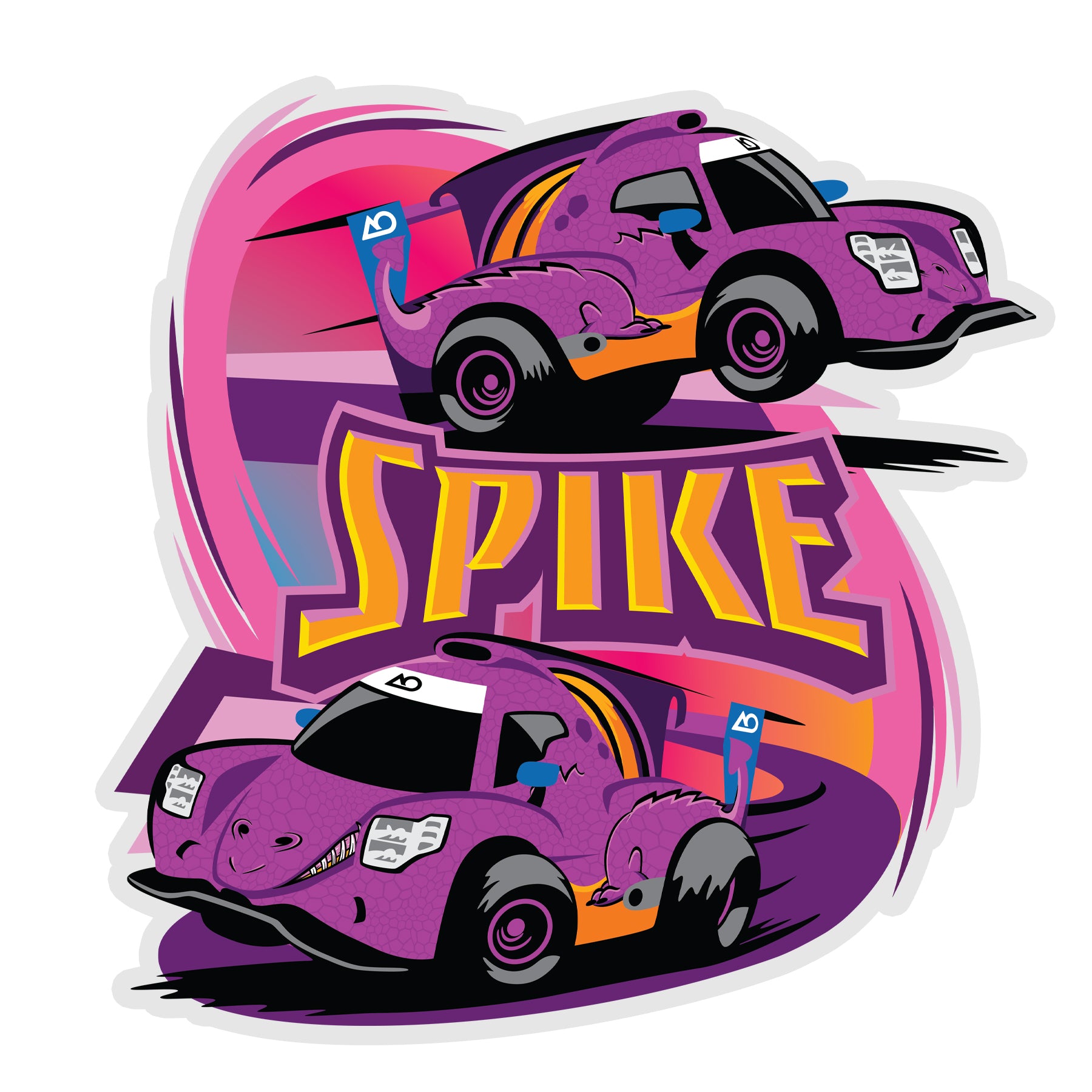 Spike Car Sticker – AO Racing