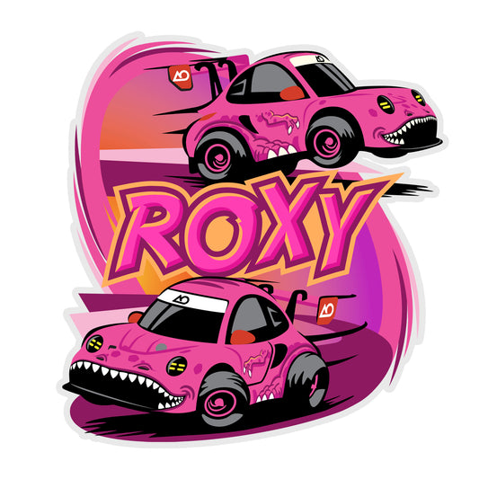 Roxy Car Sticker